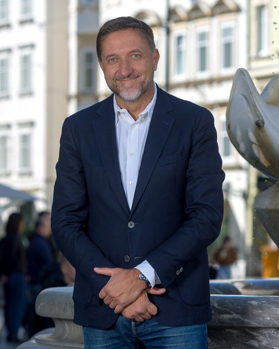 Klemen Boštjančič na Mestnem trgu v Ljubljani